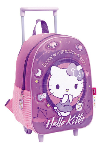 Mochila Wabro Hello Kitty Mystical Niñas Carro Escolar 12 In