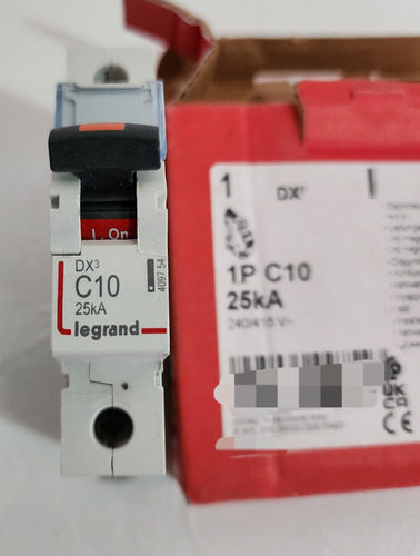 Interruptor Automatico 1p 10a Curv C 25ka Ref 409754 Legrand