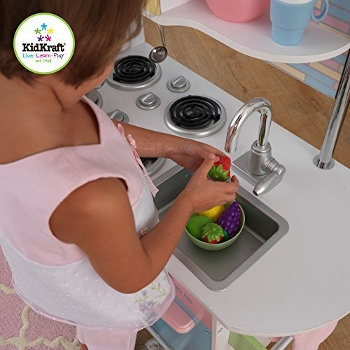 Imagen 12 de 12 de Kidkraft Uptown Pastel Kitchen Playset.