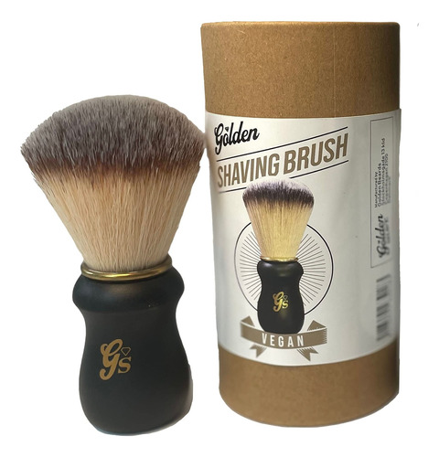 Golden Shave - Cepillo De Afeitar De Cerdas Sintticas De Pli