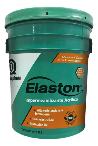 Impermeabilizante Acrílico Elaston 5 Llanta / Rojo / 19l