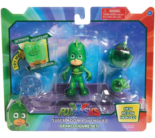 Pj Mask Super Moon Adventure Gekko Figura