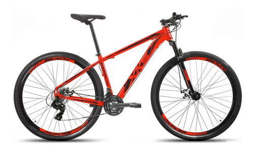 Bicicleta Aro 29 Xks 27 Marchas Freio A Disco Hidráulico Cor Preto/vermelho Tamanho Do Quadro 17