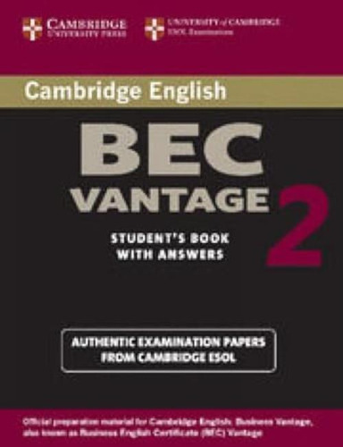 Libro:  Cambridge Bec Vantage 2 (bec Practice Tests)