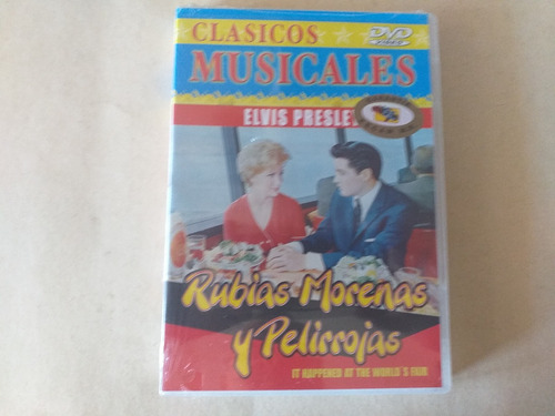 Dvd Pelicula Elvis Presley /  Rubias, Morenas Y Pelirrojas