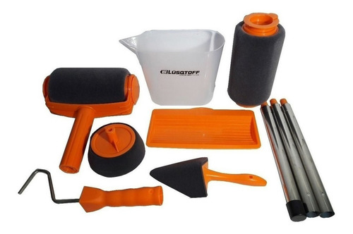 Kit Rodillo Recargable Extensible + 6 Accesorios Lusqtoff