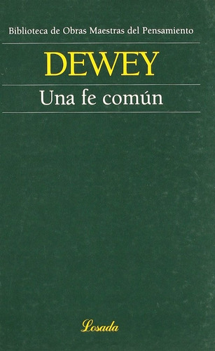 Una Fe Comun - Dewey, John