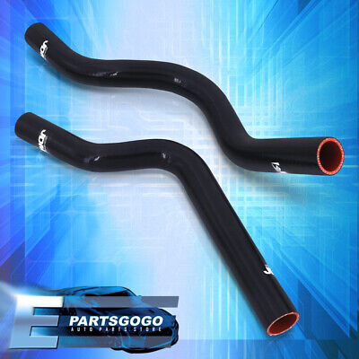 For 90-94 Mit Eclipse Eagle Talon 4g63 3ply Black Silico Aac