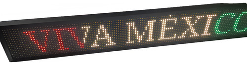 Modulo 100x20cm Para Banner Led Programable Wifi Hasta 5mts