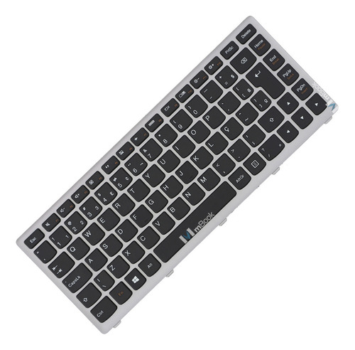 Teclado Para Lenovo S400 Mp-11k96pa-6865w 25208609 T3e1-bz Cor Conforme Imagens Do Anúncio Idioma