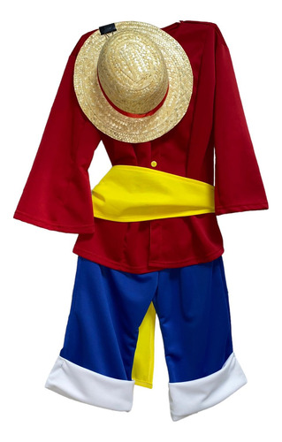 Disfraz De Luffy De One Piece Cosplay Infantil