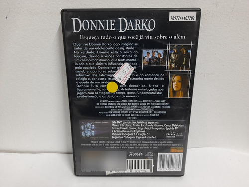 Dvd Donnie Darko (drew Barrymore Jake Gyllenhaal P.swayze)