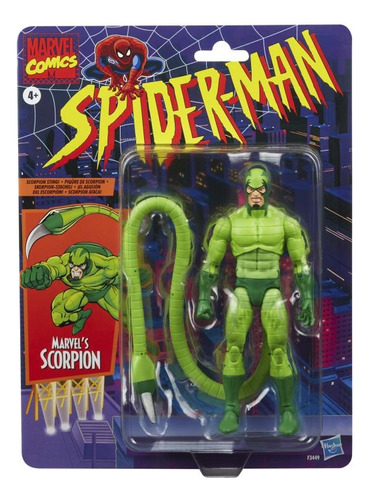 Escorpion Spider Marvel Legends Retro Collection Scorpion