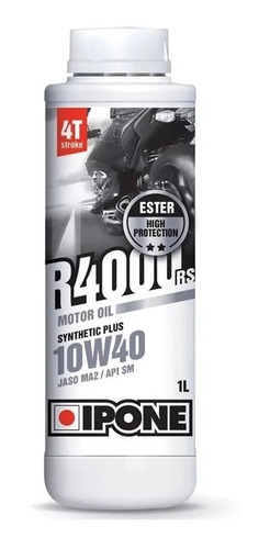 Aceite Motos 4t Semisintetico 10w40 Ipone R4000 Suzuki Cente