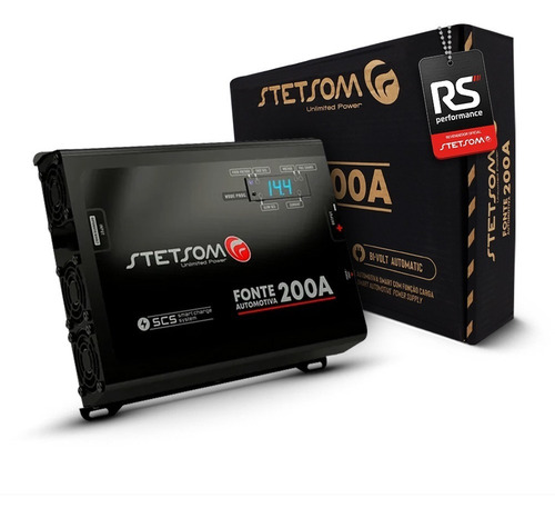 Imagem 1 de 5 de Carregador Digital Fonte Automotiva Stetsom 200 Amper Bivolt