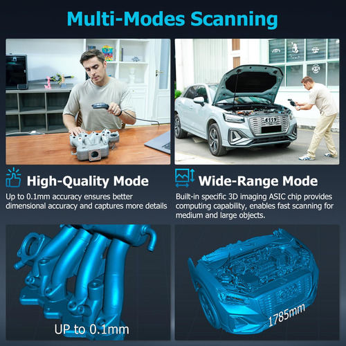 Creality Cr-scan Ferret Pro Escáner 3d 0.1 Mm Mmg