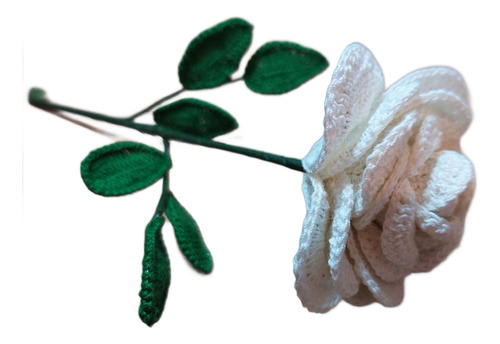 Artificial Rosa A Crochet