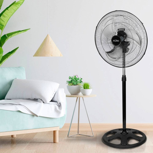 Ventilador 3 En 1 De 18'' Solac Con 3 Velocidades Metálico 45.72 Cm 60 Hz Gris Gris Metal 3