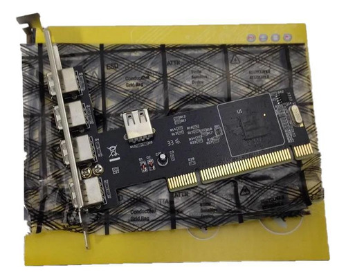 Placa Usb Computador 5 Portas Slot Pci Via Com