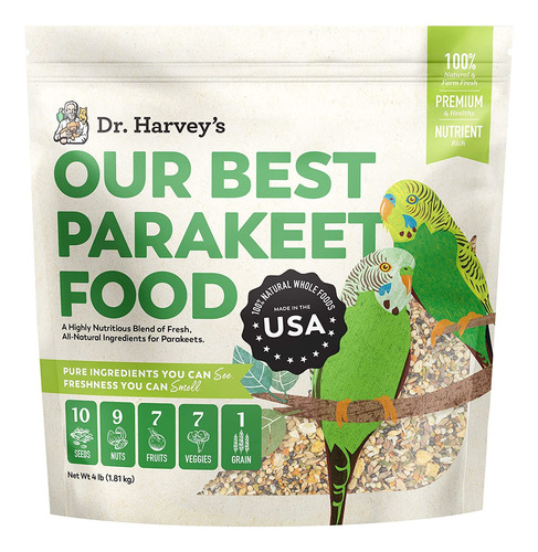 Dr. Harvey's Nuestro Mejor Alimento Para Periquitos, Semilla
