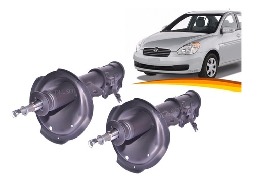 Amortiguador Delanter Para Hyundai Accent New 2006 2011 