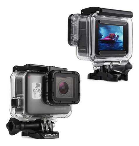 Soonsun Carcasa Impermeable Para Gopro Hero 7/6/5 Black Hero