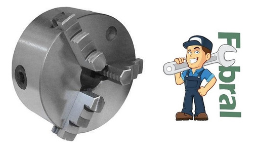 Plato Para Torno 100 Mm 3 Mordazas Doble Juego Fubral