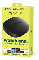 Comprar Onn Tv Box 4k Streaming Uhd 2ª Gen 8gb Ram 2gb Google Tv