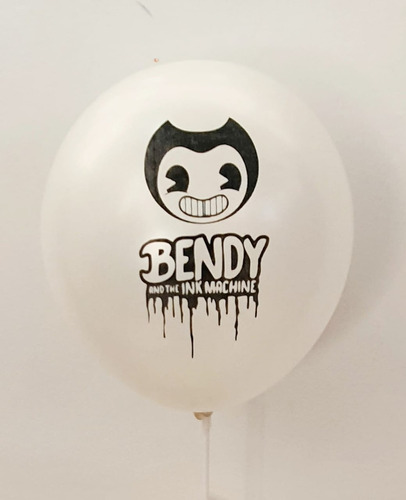 20 Globos Impresos Bendy 12 PuLG Apto Helio