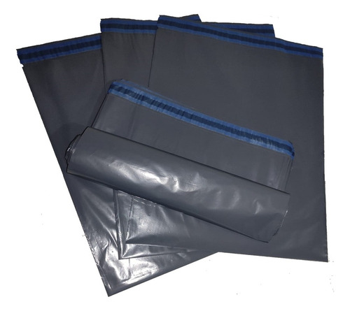 Envelope Segurança Cinza 19x25 2000 Un Saco Envio Embala Exp