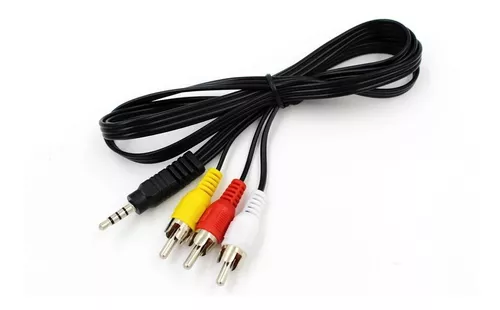 Cable Adaptador Audio Videocamara Mini Av A 3 Rca Hi8 Hi-8 | Cuotas sin  interés