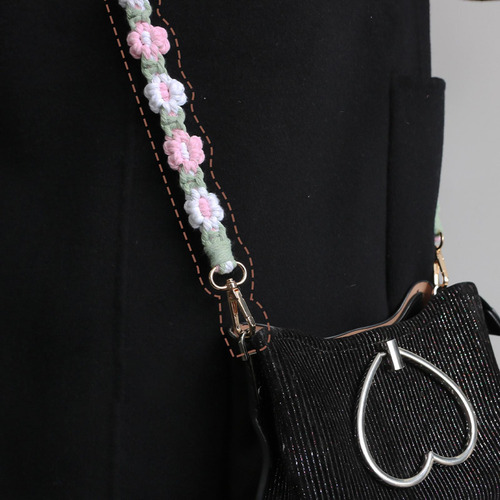 Cordón Para Teléfono Móvil Tejido Con Flores, Estilo B