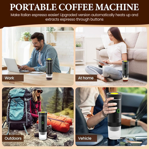 Para Para Máquina Espresso Portátil,cafetera 3 En 1,60ml /