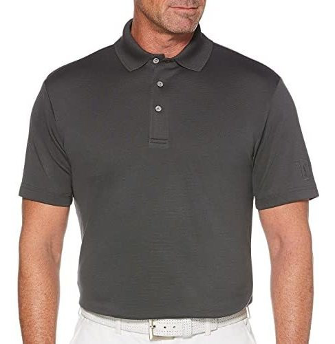 Airflux La Manga Corta De Sólidos Polos Pga Tour Para Hombre