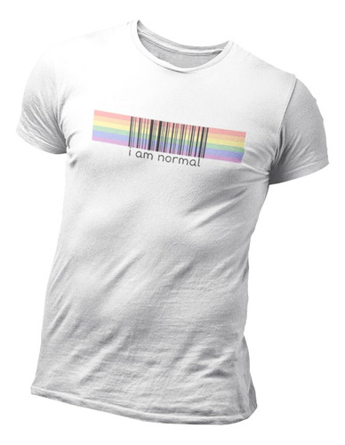 Playera Codigo Barras Lgbt Pride