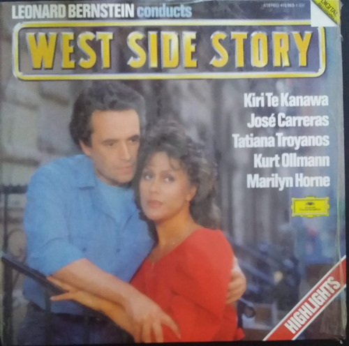 Vinilo West Side Story -bernstein-carreras-kanawa Imp. Alem.