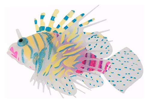 Pecera De Acuario De Silicona Artificial Con Forma De Pez Le