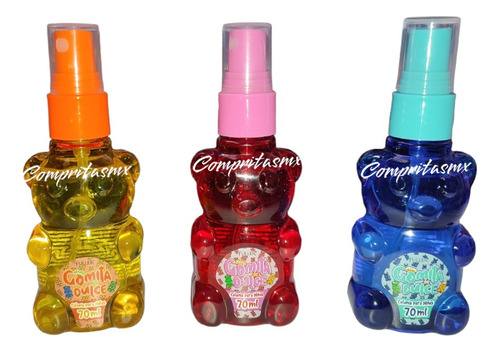 3 Perfume Colonia Fragancia Infantil Panditas Dulce Fuller