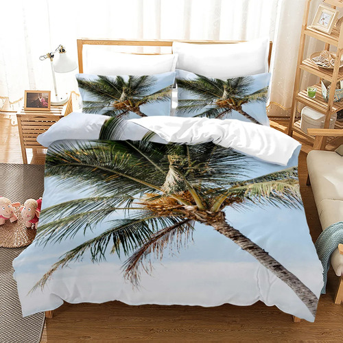 Juego De Cama Big Tree De 140 X 210 Cm Con Impresión 3d Para