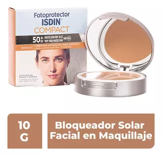Isdin Fotoprotector Facial Compact Bronce Spf 50+, 10g