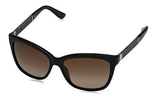 Lentes De Sol - Jimmy Choo Brown Gradient Square Sunglasses 