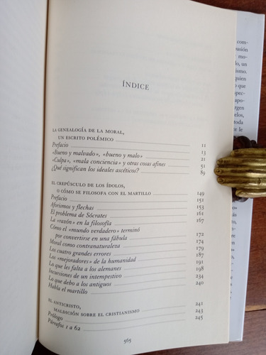 Imagen 7 de 10 de Nietzsche Varias Obras 3 Tomos - Gredos
