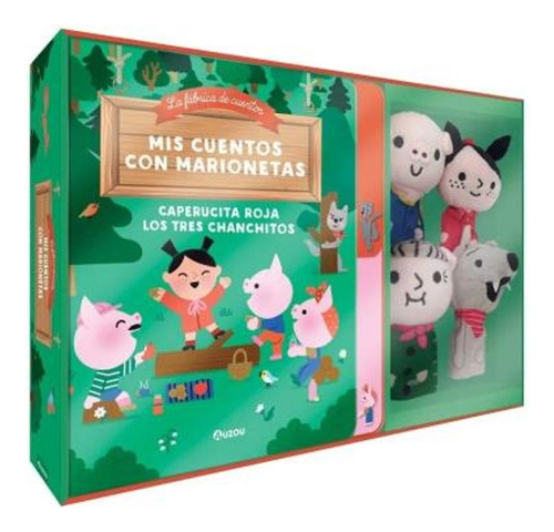 Mis Cuentos Con Marionetas- Caperucita Roja Tres Chanchitos Caperucita Roja Los Tres Chanchitos De Vvaa Vol 1 Editorial Auzou Tapa Blanda En Español 2024