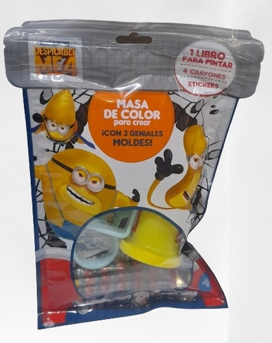 Mi Villano Favorito 4 Flow Pack Imagina Mini Masas, De Anonimo. Despicable Me 4, Vol. 1. Editorial Vértice, Tapa Tapa Blanda En Español