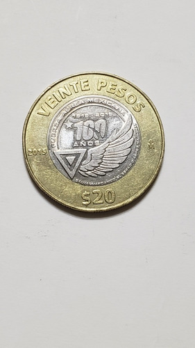 Moneda Conmemorativa 100 Años De La Fuerza Aérea Mexicana