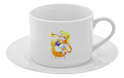 Taza Y Plato Desayuno Te Café Sailor Moon Cod A214