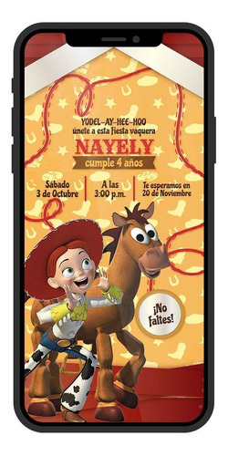 Invitación Digital Jessie La Vaquerita Toy Story | MercadoLibre