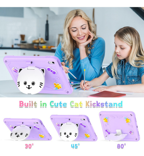 Funda Para iPad 11th/10th Generación A16 2025/10.9inch 2022 Color Purple