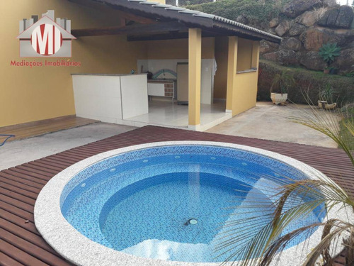 Linda Chácara Com Escritura, 03 Dormitórios, Vista Deslumbrante, Pertinho Da Cidade, À Venda, 1960 M² Por R$ 520.000 - Pedra Bela/sp - Ch0499