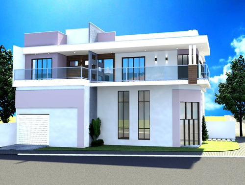 Projeto Arquitetônico Ld 346m² Com Comércio Lote 15x17,50